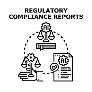 Artificial intelligence technology leveraging legal principles and analytical Stock Illustration