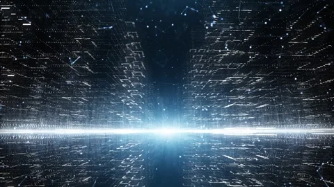 Artificial intelligence technology network looping animation Stock Footage 333711254