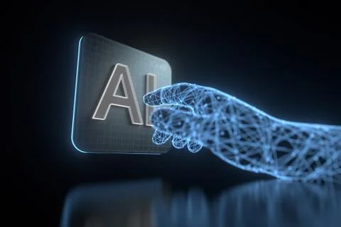 Artificial Intelligence Technology Foto stock