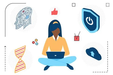 Artificial intelligence technology storing system Illustration