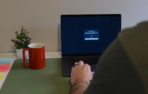 Artificial intelligence Therapy Chat Bot Concept Stock-Fotos