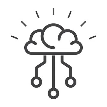 Artificial Intelligence Vector Icon Stock Illustration