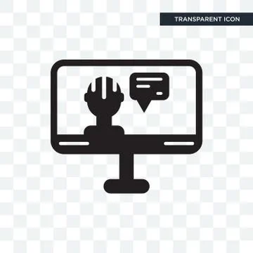 Artificial intelligence vector icon isolated on transparent background, Artif Illustrazione stock gratuita