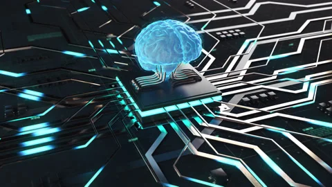 Artificial intelligence visualization animation concept Stock Footage 156763108