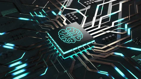 Artificial intelligence visualization animation concept Stock Footage 156763172