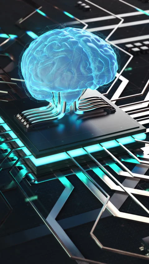 Artificial intelligence visualization animation concept Stock Footage 273123536