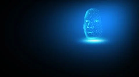 Artificial intelligence .world of the future Stock Illustration