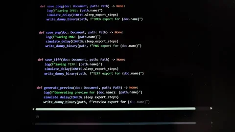 Artificial intelligence writes programming code on computer screen automati.. Stock Footage 334336284