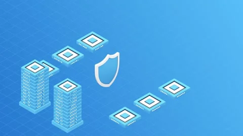 Artificial Intelligence3d isometric explainer animation for business strategy, g Stock Footage 252986718