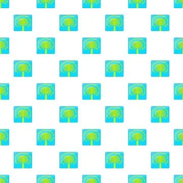 Artificial islands in UAE pattern, cartoon style Stock Illustration