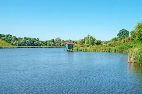 Artificial lake Stock Photos