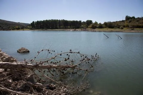 Artificial lake Foto stock