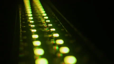 Artificial led lights display for plants in aquarium used for terrarium gar.. 動画素材 338298878