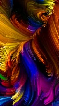 Artificial Liquid Color Stock Illustration