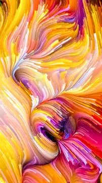 Artificial Liquid Color Illustrazione stock