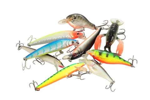 Artificial lures Stock Photos