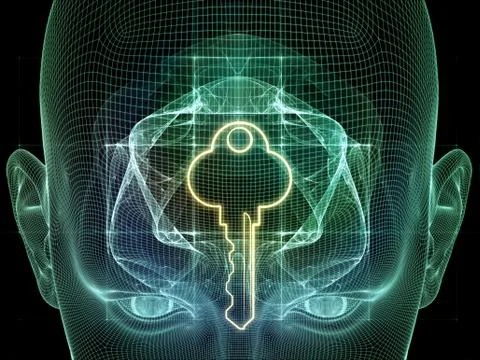 Artificial Mind Illustrazione stock
