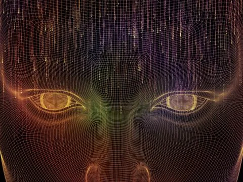 Artificial Mind Illustrazione stock