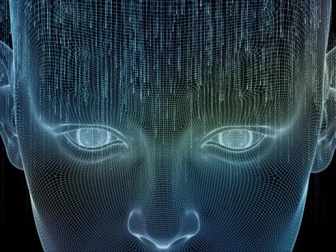 Artificial Mind 스톡 일러스트