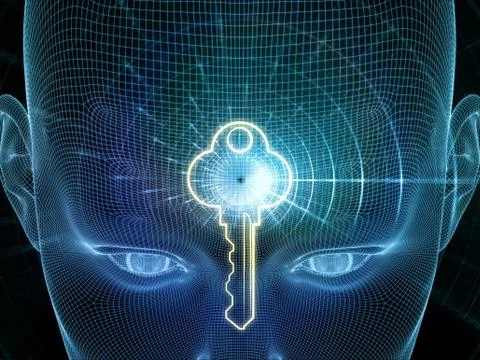 Artificial Mind 스톡 일러스트