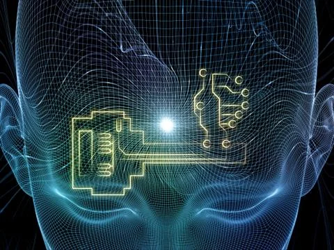 Artificial Mind Stockillustratie