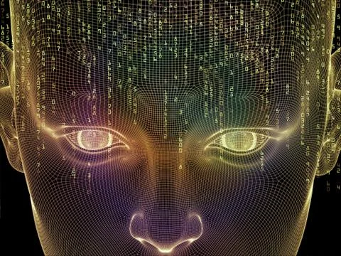 Artificial Mind Illustrazione stock