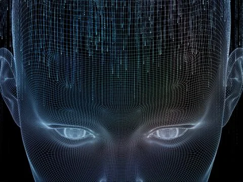 Artificial Mind 스톡 일러스트