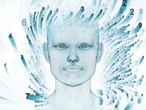 Artificial Mind Illustrazione stock