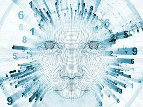 Artificial Mind Illustrazione stock