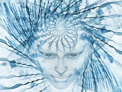 Artificial Mind Illustrazione stock