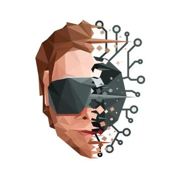Artificial Mind Network Concept Stock Illustration