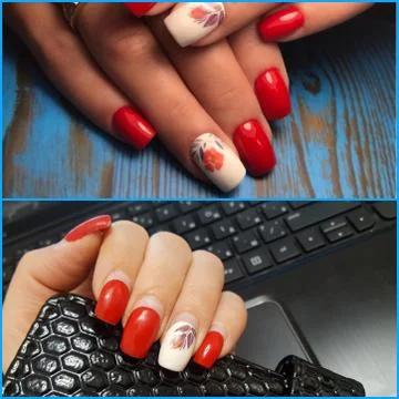 Artificial nails need to be adjusted Stock Photos