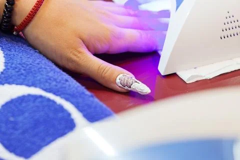 Artificial nails Stock Photos