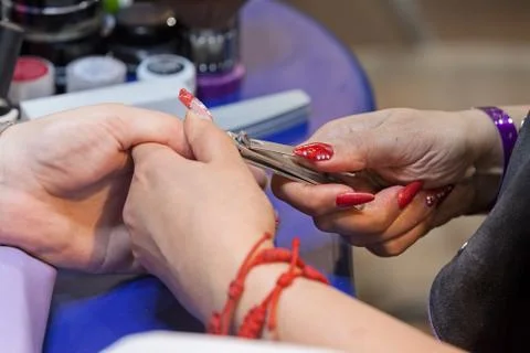 Artificial nails Stock Photos