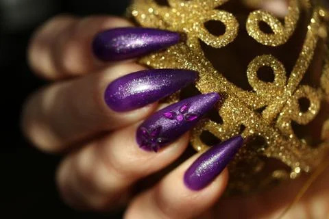 Artificial nails Stock Photos