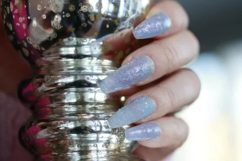 Artificial nails Foto stock