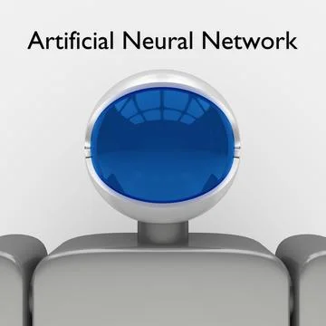 Artificial Neural Network concept Illustrazione stock