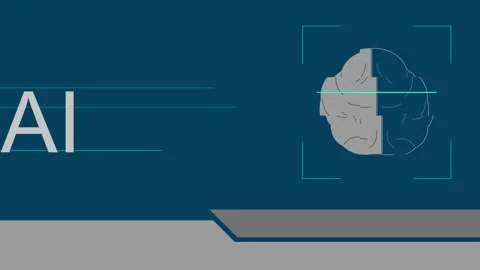 Artificial neural networks artificial intelligence ai process data Video stock 303993143