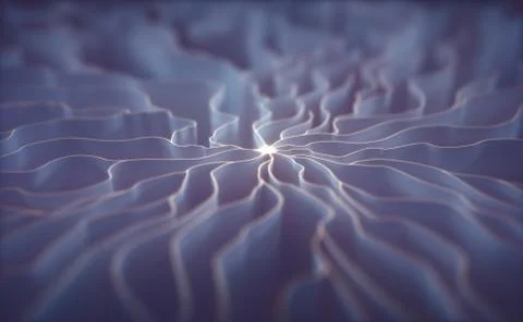 Artificial Neuron Concept Stock Illustration