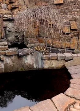 Artificial pond Stock Photos