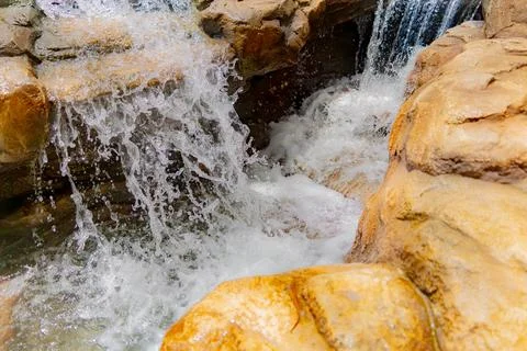 An artificial reservoir. Foto stock