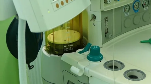 Artificial respirating unit Stock Footage 72565836