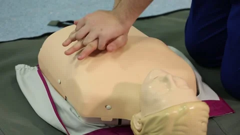 Artificial respiration course 5 Stock Footage 317081051