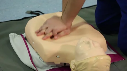 Artificial respiration course 7 Stock Footage 317081039