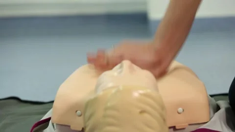 Artificial respiration course 9 Stock Footage 317081037