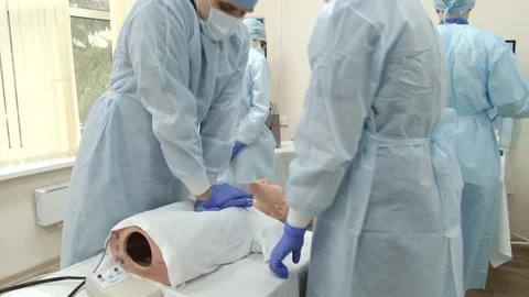 Artificial respiration Stock Footage 103188568