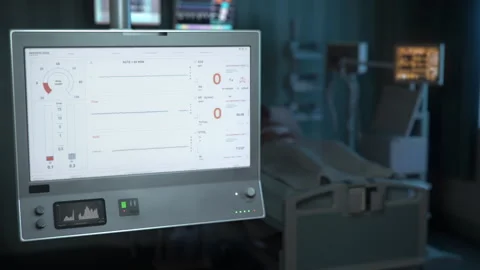 Artificial Respiration Machine Fails To Prevent Death From Faltering Breathing Stock Footage 253887358