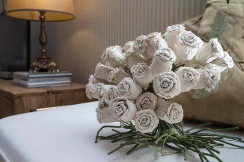 Artificial roses Foto stock