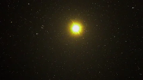 Artificial satellites passing through the night sky. The rush hour at night 스톡 동영상 146726802