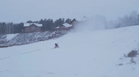 Artificial snow 002 動画素材 34147586